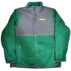 OREGON DUCKS Jacket Fleece Collegiate COLOSSEUM Long Sleeve